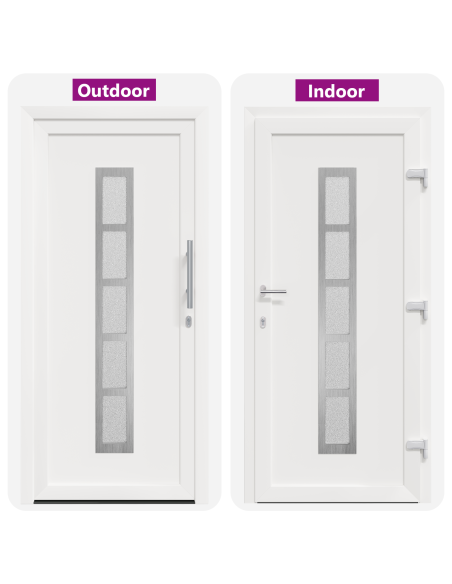 Porta Frontale Bianco 108 x 208 cm PVC