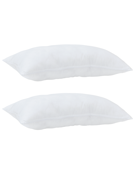 Cuscini 2 pcs Bianco 40 x 80 cm