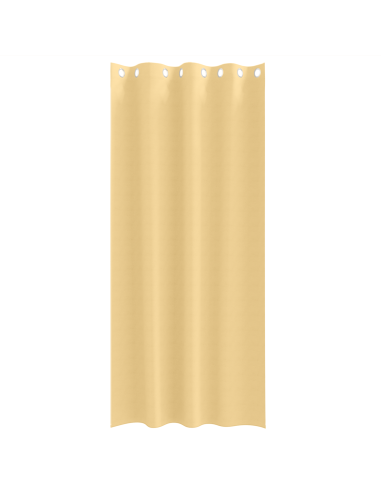 Tende Blackout con Anelli 2 pcs Beige 245 x 140 cm Poliestere