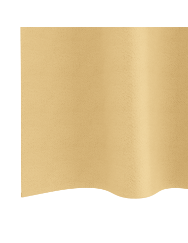 Tende Blackout con Anelli 2 pcs Beige 175 x 140 cm Poliestere