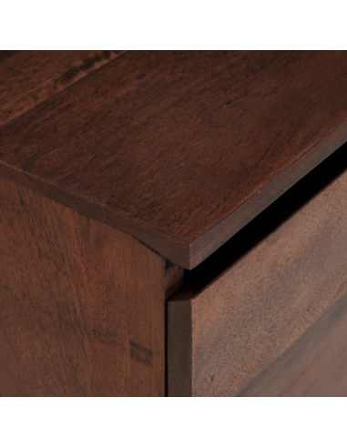 Mobile TV con cassetto marrone ambrato 110 x 30 x 36 cm