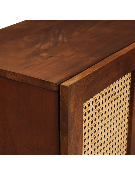 Credenza Marrone 90 x 33,5 x 75 cm Legno di mango massello