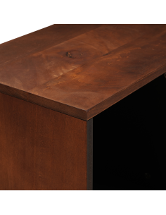 Credenza Marrone 80 x 33,5 x 75 cm Legno di mango massello 2