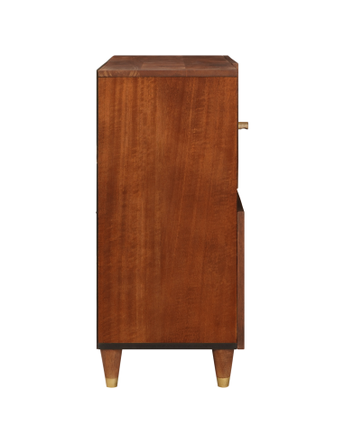 Credenza Marrone 80 x 33,5 x 75 cm Legno di mango massello