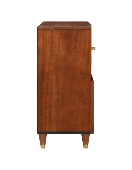 Credenza Marrone 80 x 33,5 x 75 cm Legno di mango massello