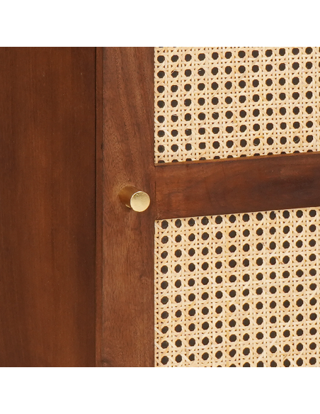 Credenza Marrone 40 x 33,5 x 75 cm Legno di mango massello