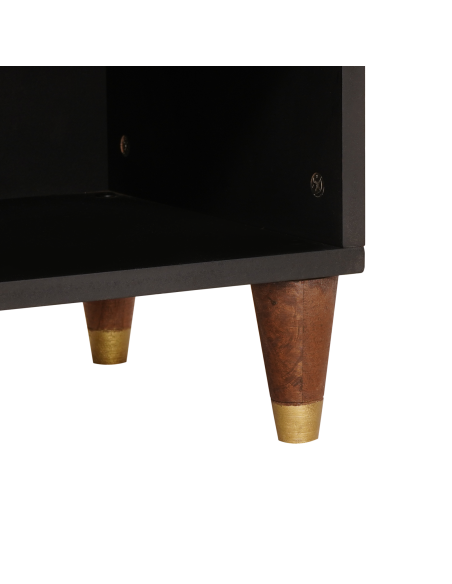 Mobile TV Marrone 100 x 33,5 x 46 cm Legno di mango massello