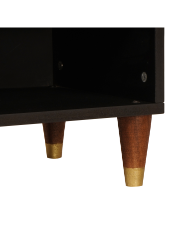 Mobile TV Marrone 80 x 31,5 x 46 cm Legno di mango massello