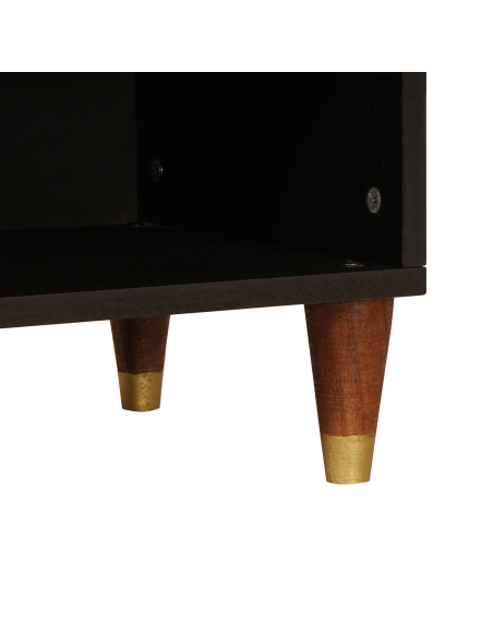 Mobile TV Marrone 80 x 31,5 x 46 cm Legno di mango massello