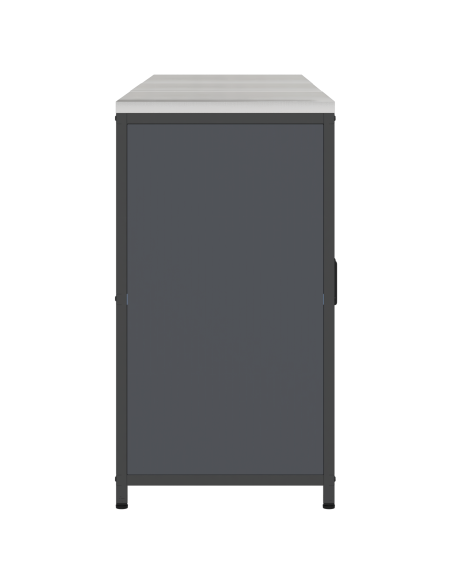 Set di Stoccaggio per Cucina con lo scaffale 3 pcs Antracite