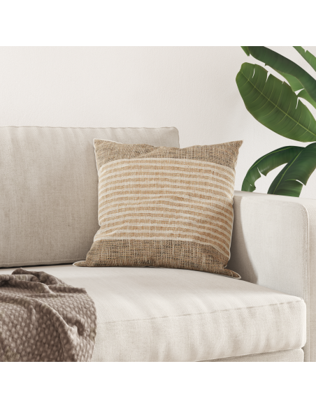 Cuscino con cuscino Bianco 61 x 41 x 20 cm Poliestere