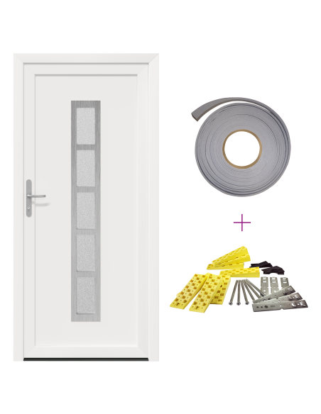 Porta Frontale Bianco 108 x 208 cm PVC