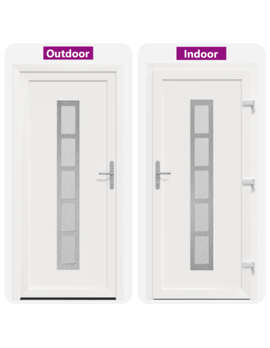 Porta Frontale Bianco 98 x 208 cm PVC