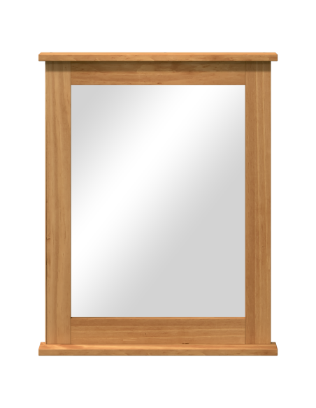 Specchio con specchio marrone ambrato 55.5 x 5 x 70 cm