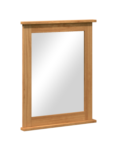 Specchio Rettangolare VIGO Marrone miele 55,5 x 5 x 70 cm