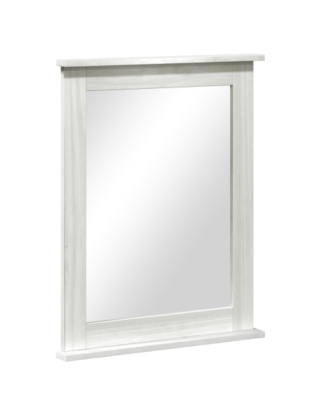 Specchio Bianco 55.5 x 5 x 70 cm Legno di pino massello