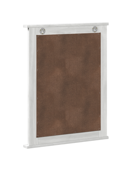 Specchio Bianco 55.5 x 5 x 70 cm Legno di pino massello
