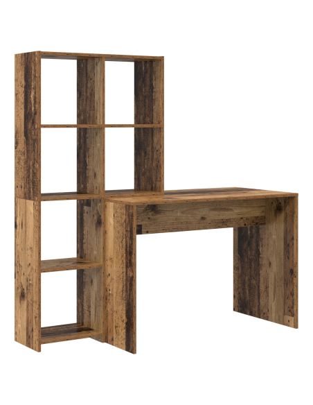 Scrivania Legno antico 138.5 x 55 x 143 cm Legno multistrato