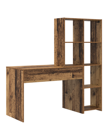 Scrivania Legno antico 138.5 x 55 x 143 cm Legno multistrato