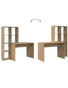 Scrivania Rovere artigianale 138,5 x 55 x 143 cm 2