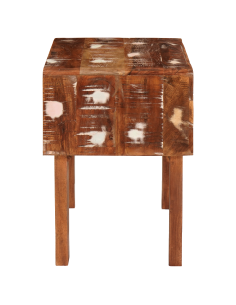 Tavolino Marrone 40 x 32 x 46 cm Legno Recuperato Massello