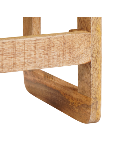 Tavoli da annidamento 2 pcs Marrone Legno di mango massello