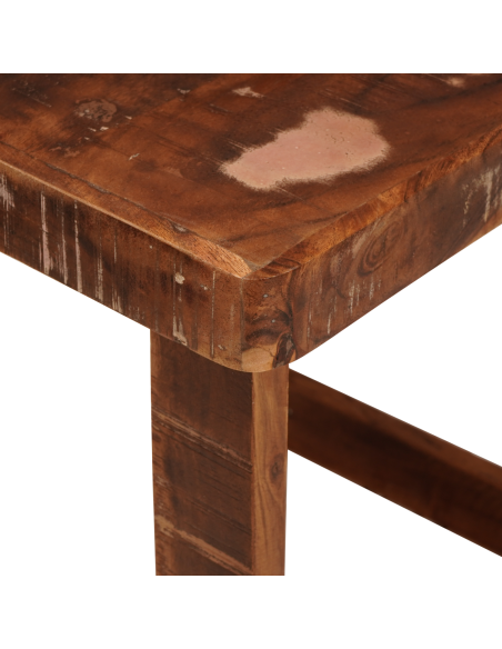 Tavoli da annidamento 2 pcs Marrone Legno Recuperato Massello