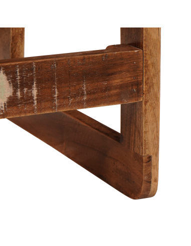 Tavoli da annidamento 2 pcs Marrone Legno Recuperato Massello