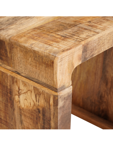 Tavoli da annidamento 2 pcs Marrone Legno di mango massello