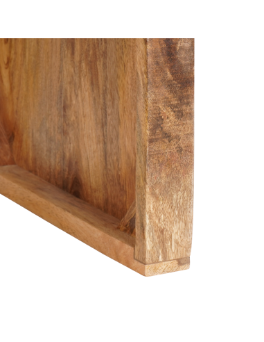 Tavoli da annidamento 2 pcs Marrone Legno di mango massello