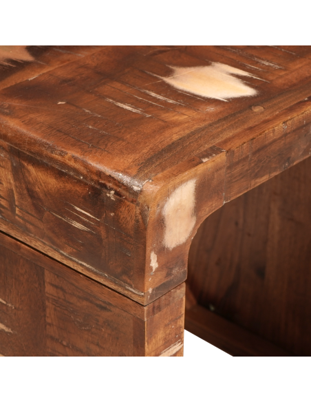 Tavoli da annidamento 2 pcs Marrone Legno Recuperato Massello