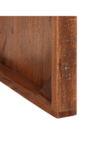 Tavoli da annidamento 2 pcs Marrone Legno Recuperato Massello