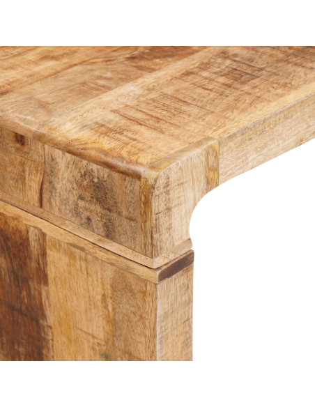 Tavolo Nesting 3 pcs Marrone Legno di mango massello