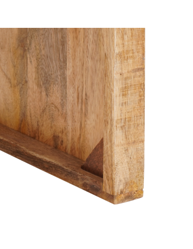 Tavolo Nesting 3 pcs Marrone Legno di mango massello