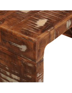 Tavolo Nesting 3 pcs Marrone Legno Recuperato Massello 2