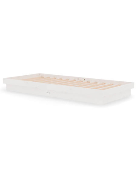 Giroletto Bianco in Legno Massello 90x200 cm