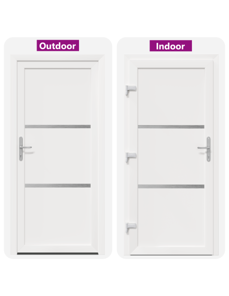 Porta Frontale Bianco 108 x 208 cm PVC