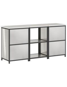 Set di Stoccaggio per Cucina 3 pcs Argento Acciaio inossidabile 2