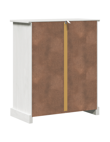 Mobile da Bagno Bianco 68 x 34 x 80 cm Legno di pino massello