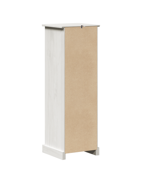 Mobile da Bagno Bianco 37 x 34 x 110 cm Legno di pino massello