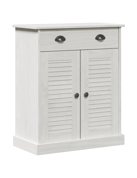 Mobile da Bagno Bianco 68 x 34 x 80 cm Legno di pino massello