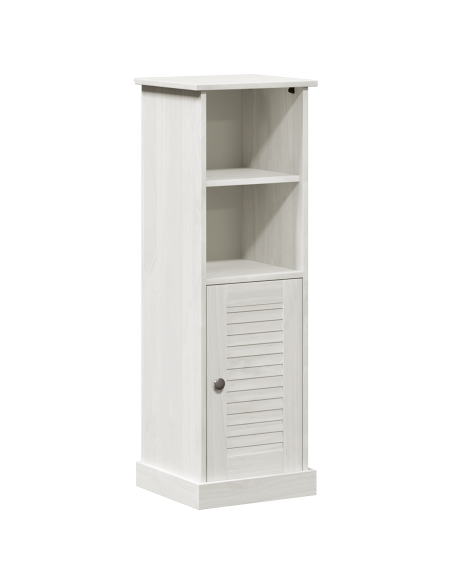 Mobile da Bagno Bianco 37 x 34 x 110 cm Legno di pino massello