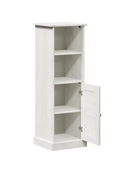 Mobile da Bagno Bianco 37 x 34 x 110 cm Legno di pino massello