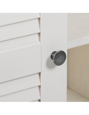 Mobile da Bagno VIGO Bianco e Bianco Antico 68 x 34 x 110 cm