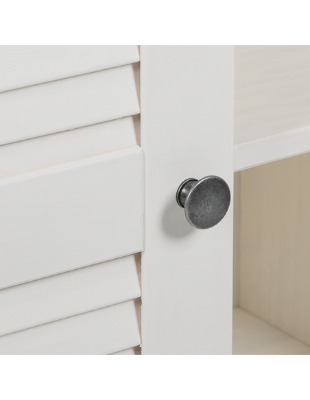 Mobile da Bagno VIGO Bianco e Bianco Antico 68 x 34 x 110 cm