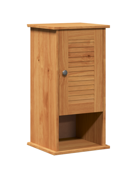 Mobiletto da Bagno a Muro marrone ambrato 37 x 34 x 71.5 cm
