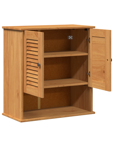 Mobile da Bagno da Muro Marrone Miele 67.5 x 34 x 71.5 cm