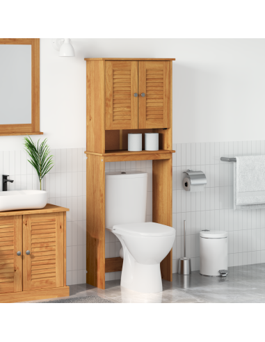 Mobile Bagno VIGO Marrone e Marrone Miele 60 x 27 x 161 cm