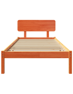 Struttura del letto Marrone cerato 75 x 190 cm Pino massello
