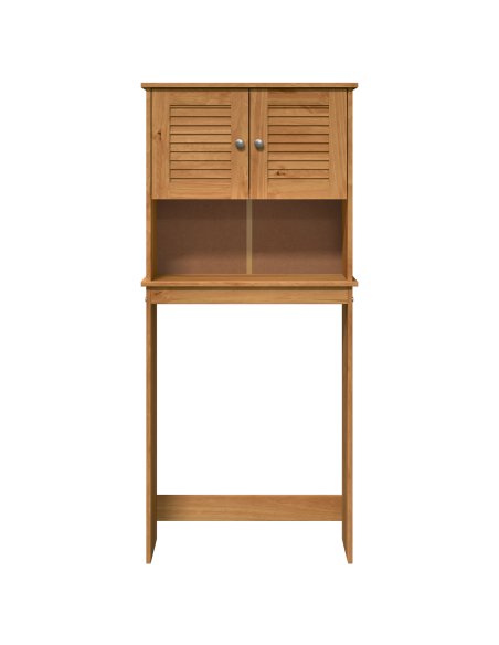 Armadio per Lavatrice marrone ambrato 72.5 x 27 x 161 cm